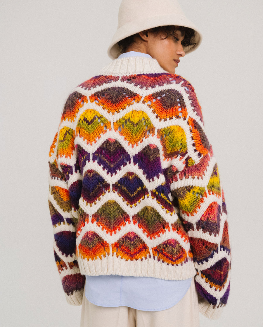TINSELS - Pull Femme Laine Rainbow