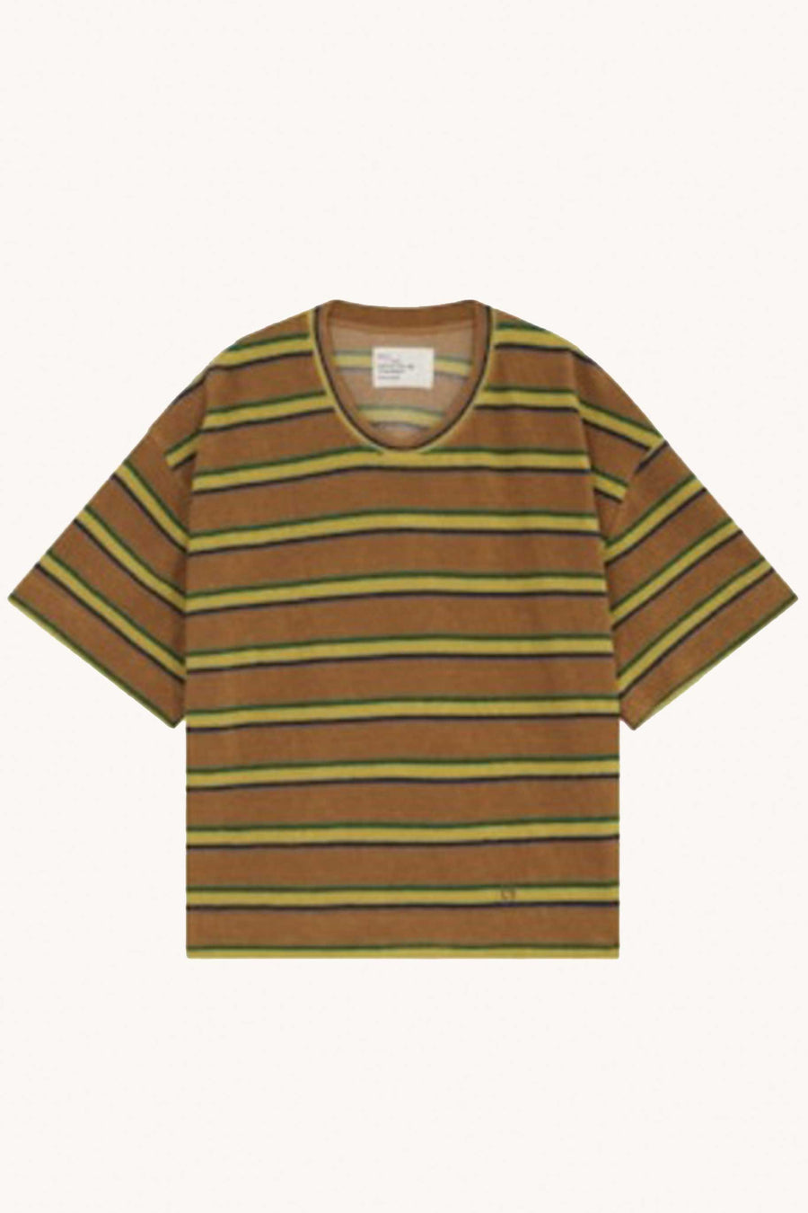 LEON & HARPER - T-SHIRT RAYÉ MARRON