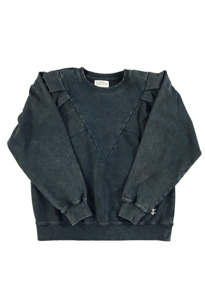 SISTERS DEPARTMENT - Sweat Fitted Faded Black