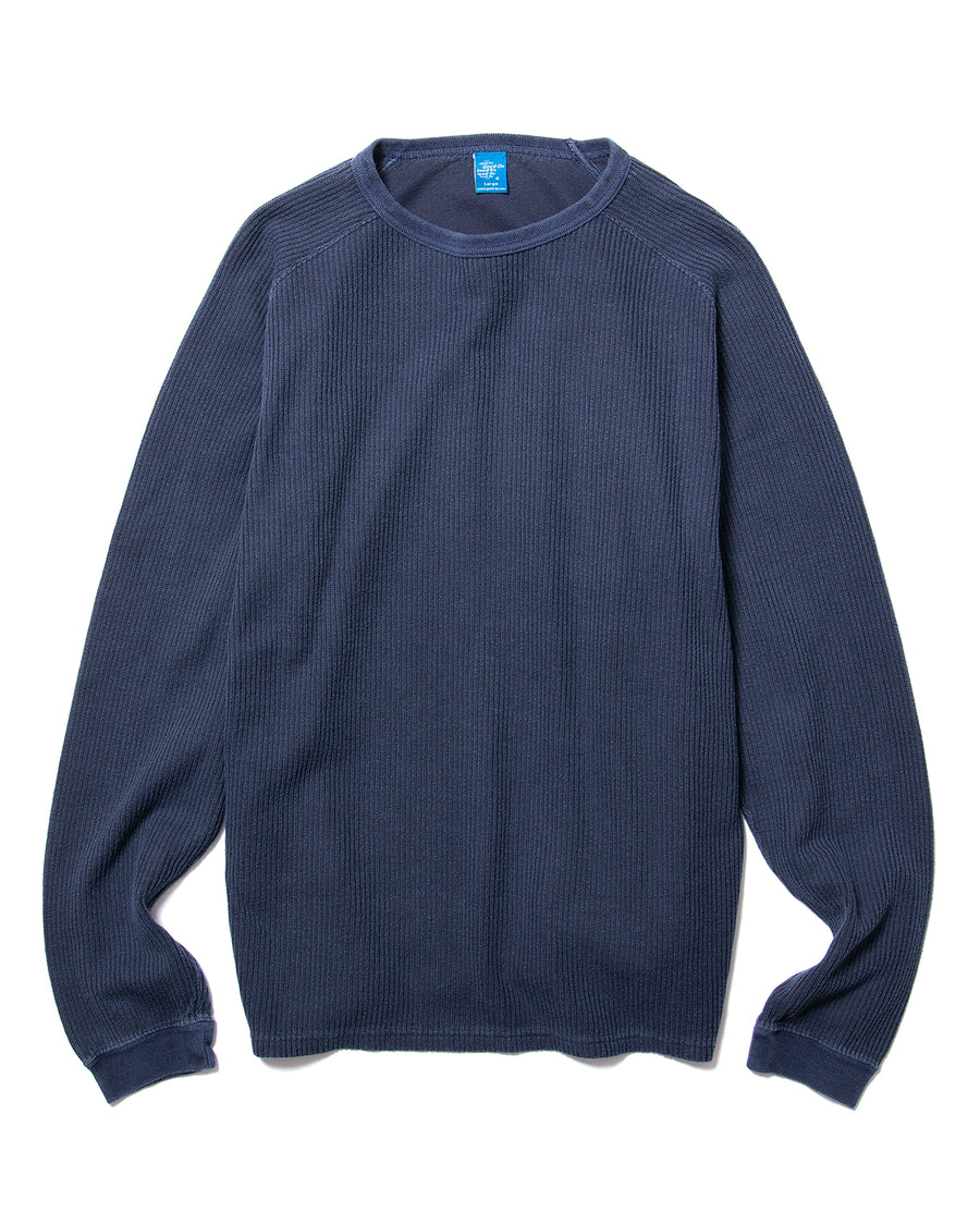 GOOD ON - T-SHIRT LONG SLEEVE KNIT NAVY