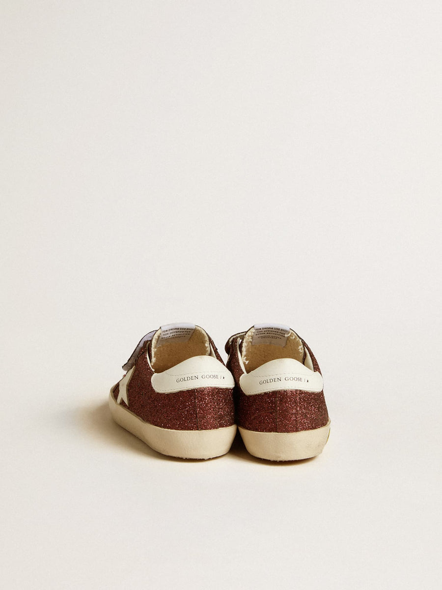 GOLDEN GOOSE - Old School Bordeaux Paillettes