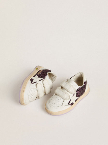 GOLDEN GOOSE - Ball Star Glitter Purple