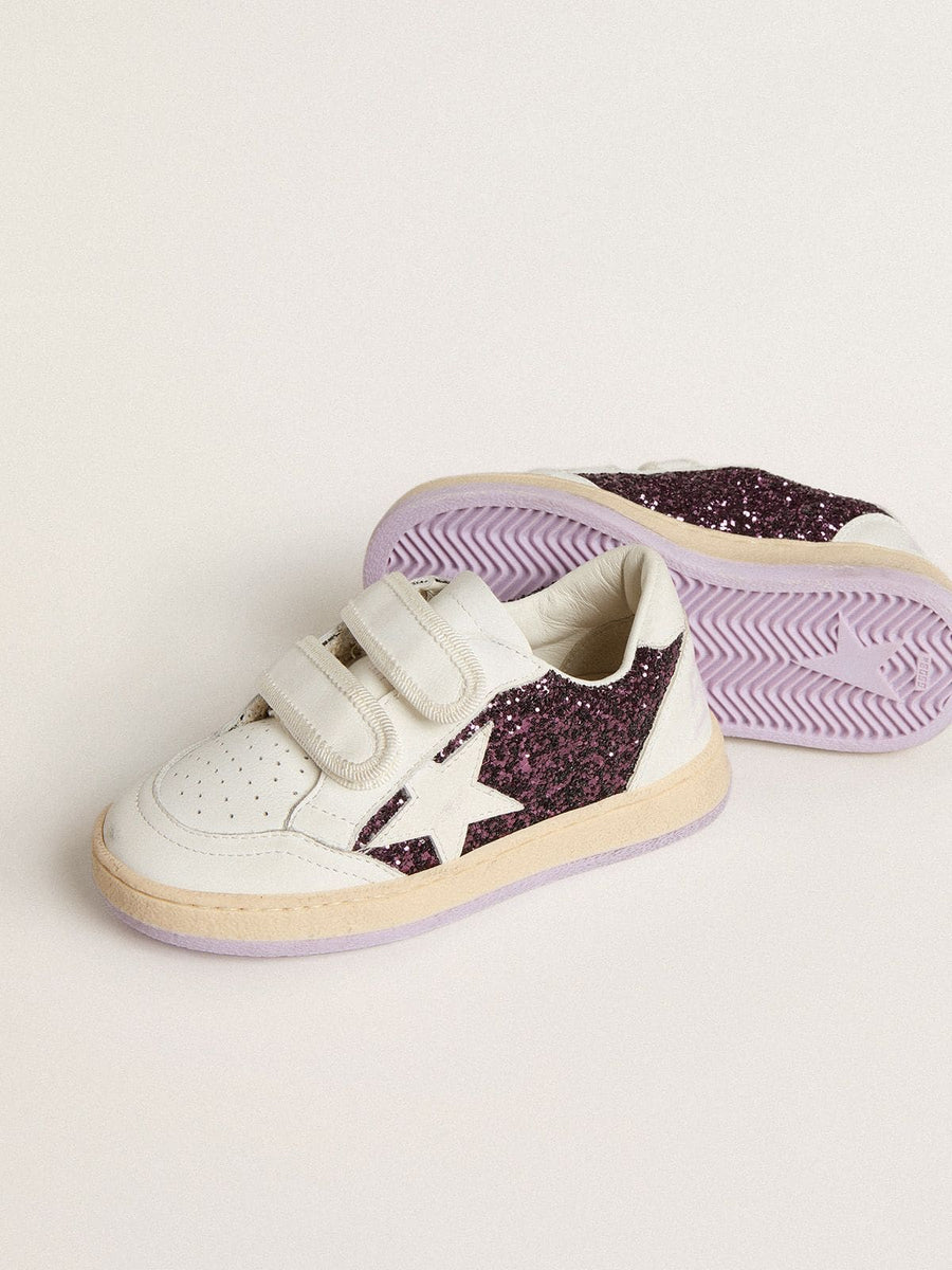 GOLDEN GOOSE - Ball Star Glitter Purple
