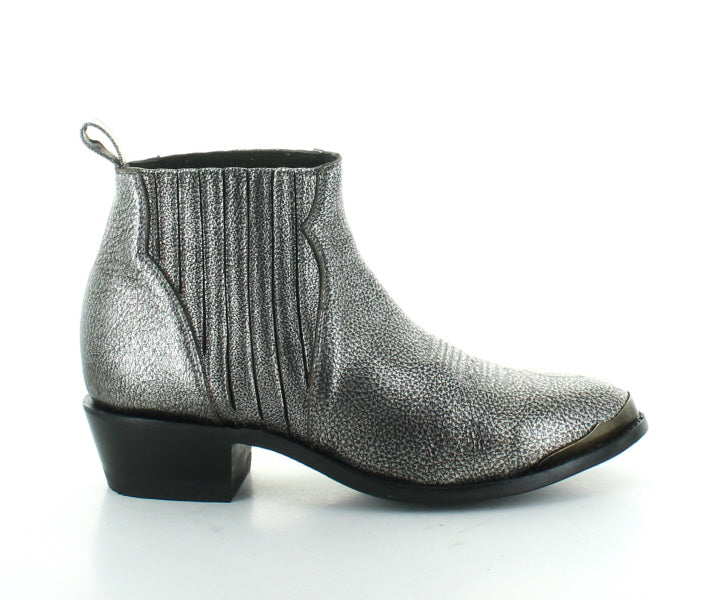 MEXICANA - Kristinne Rindsleder Metallo Silber