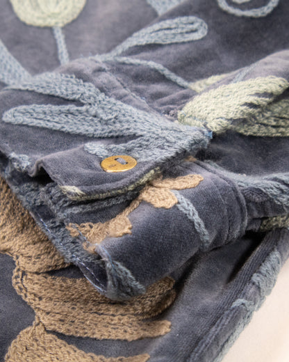 L'ÎLE BLEUE - SURCHEMISE EN KANTHA SUZANI COULEUR 6