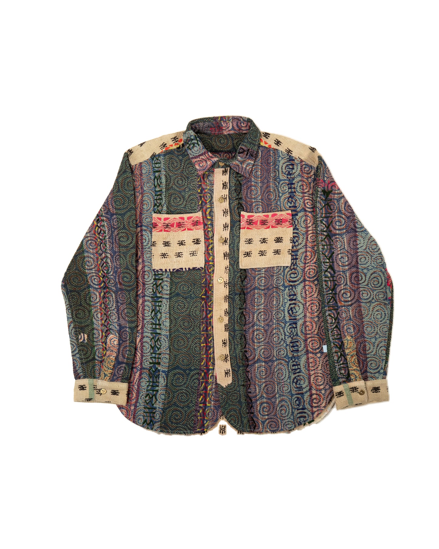 THE BLUE ISLAND - KANTHA PAUL 12 OVERSHIRT