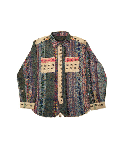 THE BLUE ISLAND - KANTHA PAUL 12 OVERSHIRT