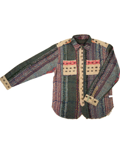 THE BLUE ISLAND - KANTHA PAUL 12 OVERSHIRT