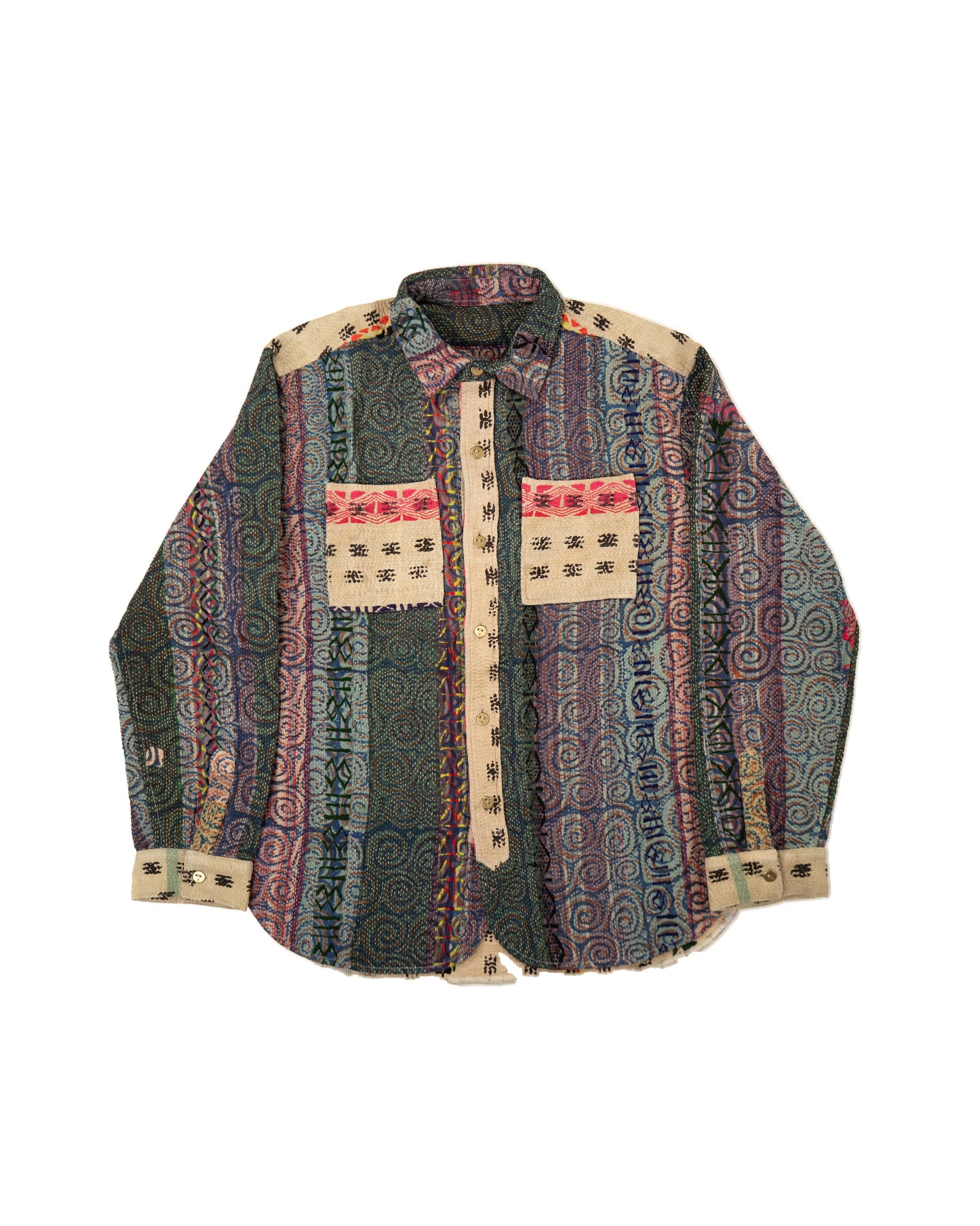 THE BLUE ISLAND - KANTHA PAUL 12 OVERSHIRT