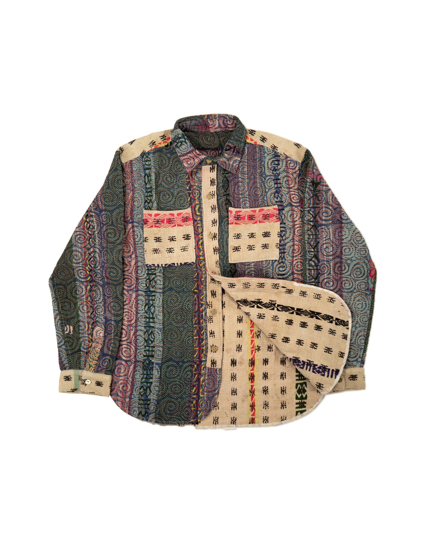 THE BLUE ISLAND - KANTHA PAUL 12 OVERSHIRT