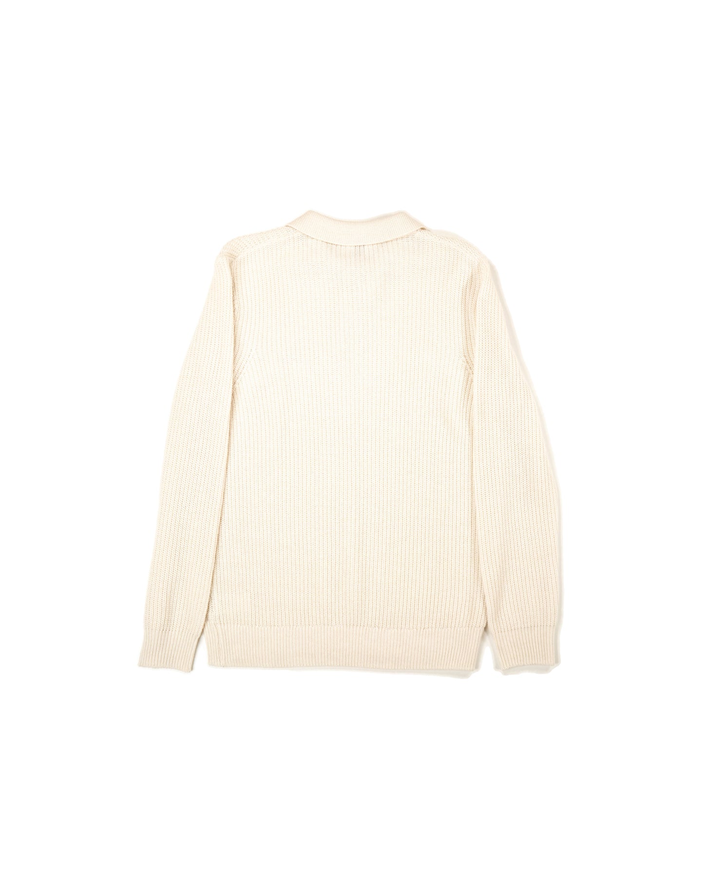 WOODEN - ECRU POLO NECK SWEATER