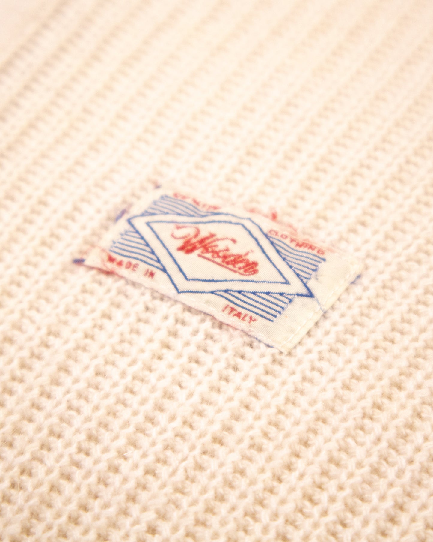 WOODEN - ECRU POLO NECK SWEATER