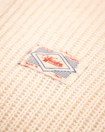 WOODEN - ECRU POLO NECK SWEATER