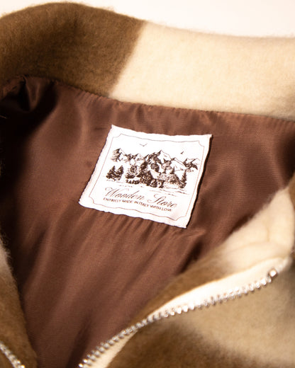 WOODEN - VESTE QUADRI MARRON