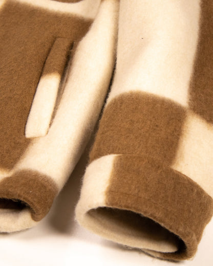 WOODEN - VESTE QUADRI MARRON