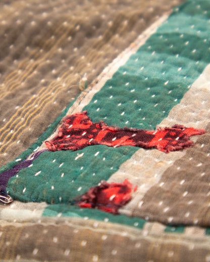 L'ÎLE BLEUE - GILET SANS MANCHES EN KANTHA