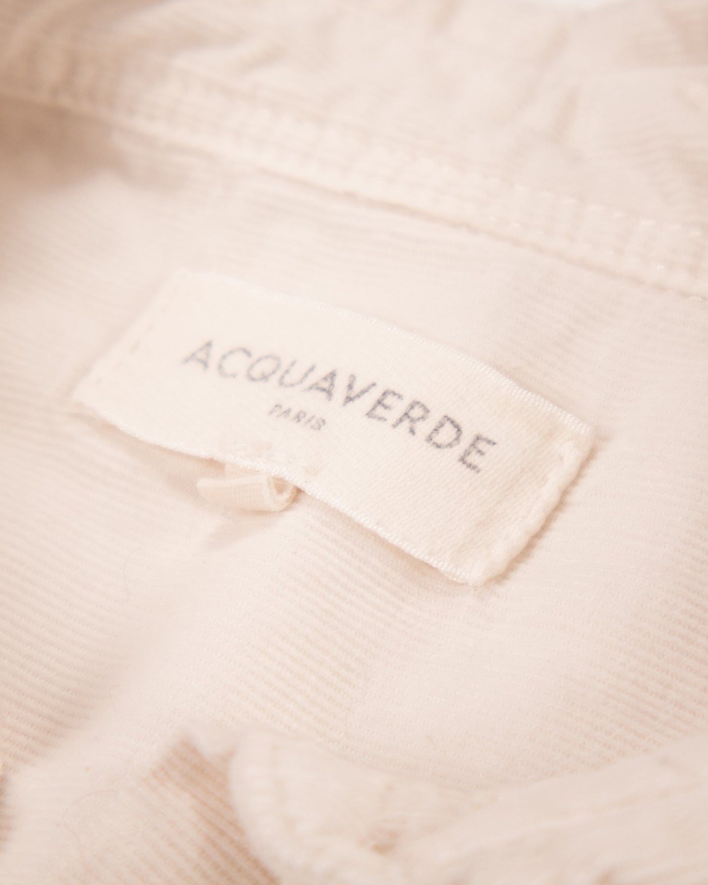 ACQUAVERDE - CHEMISE BETHANY CRÈME