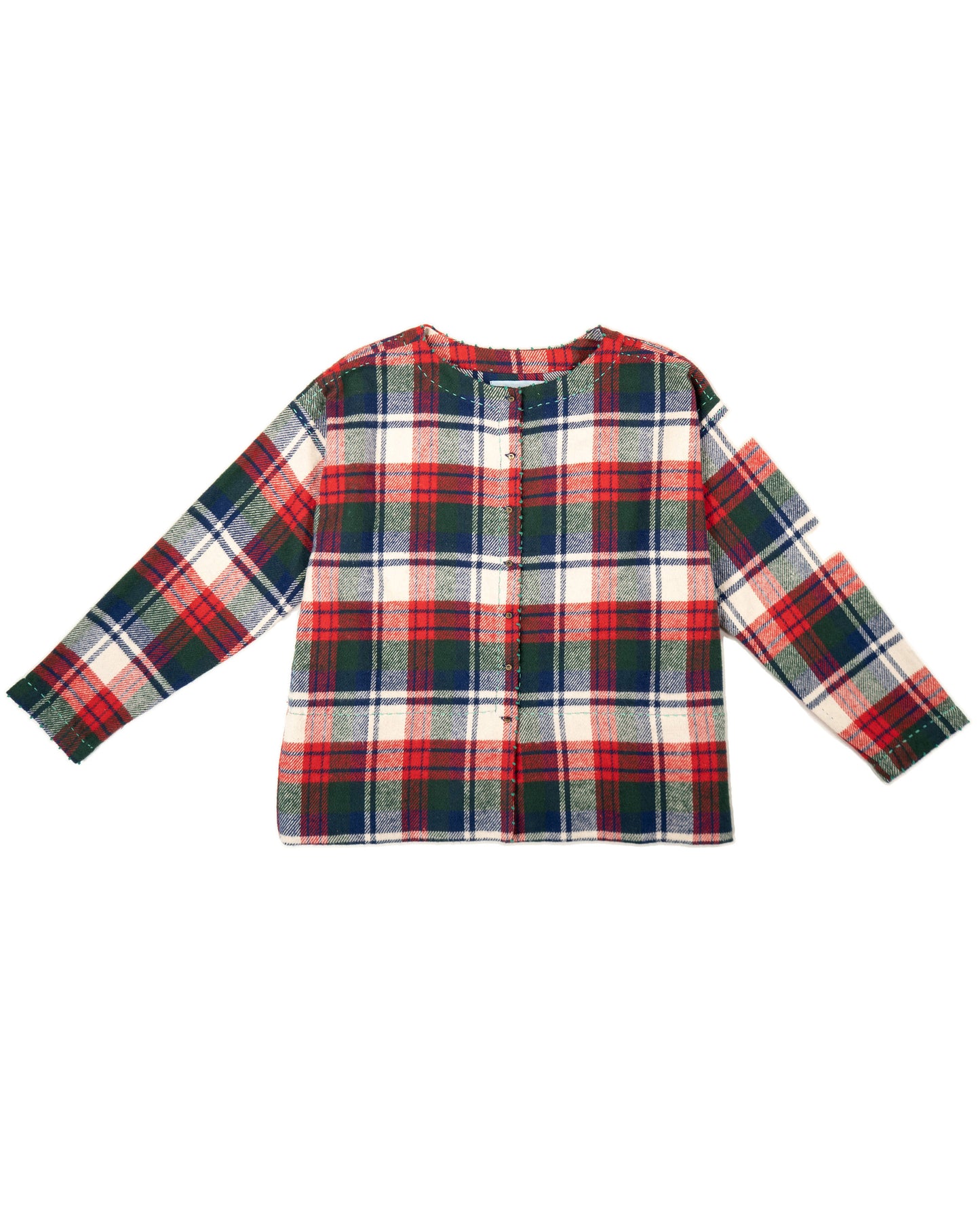 L'ÎLE BLEUE - BLOUSE FRIDA TARTAN