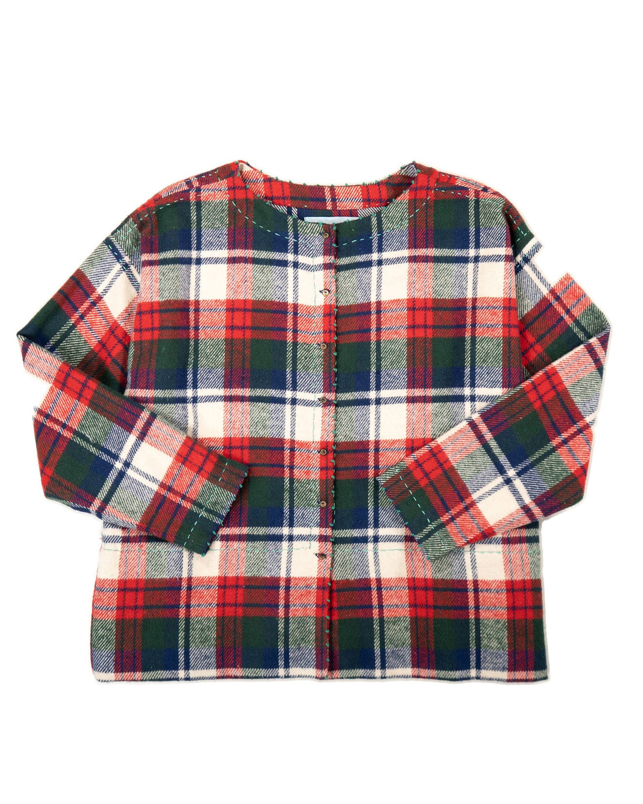 L'ÎLE BLEUE - BLOUSE FRIDA TARTAN