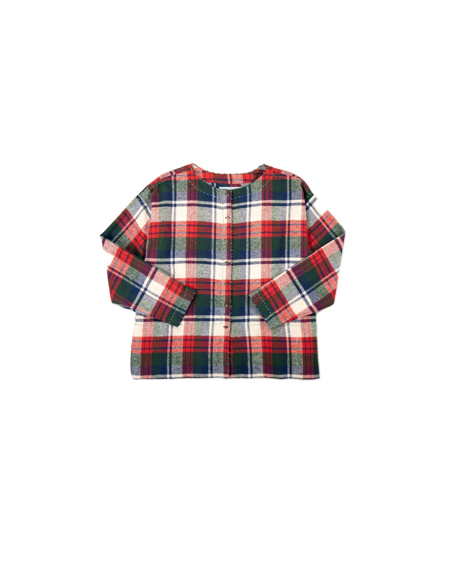 L'ÎLE BLEUE - BLOUSE FRIDA TARTAN