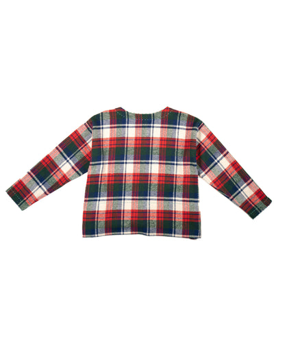 L'ÎLE BLEUE - BLOUSE FRIDA TARTAN