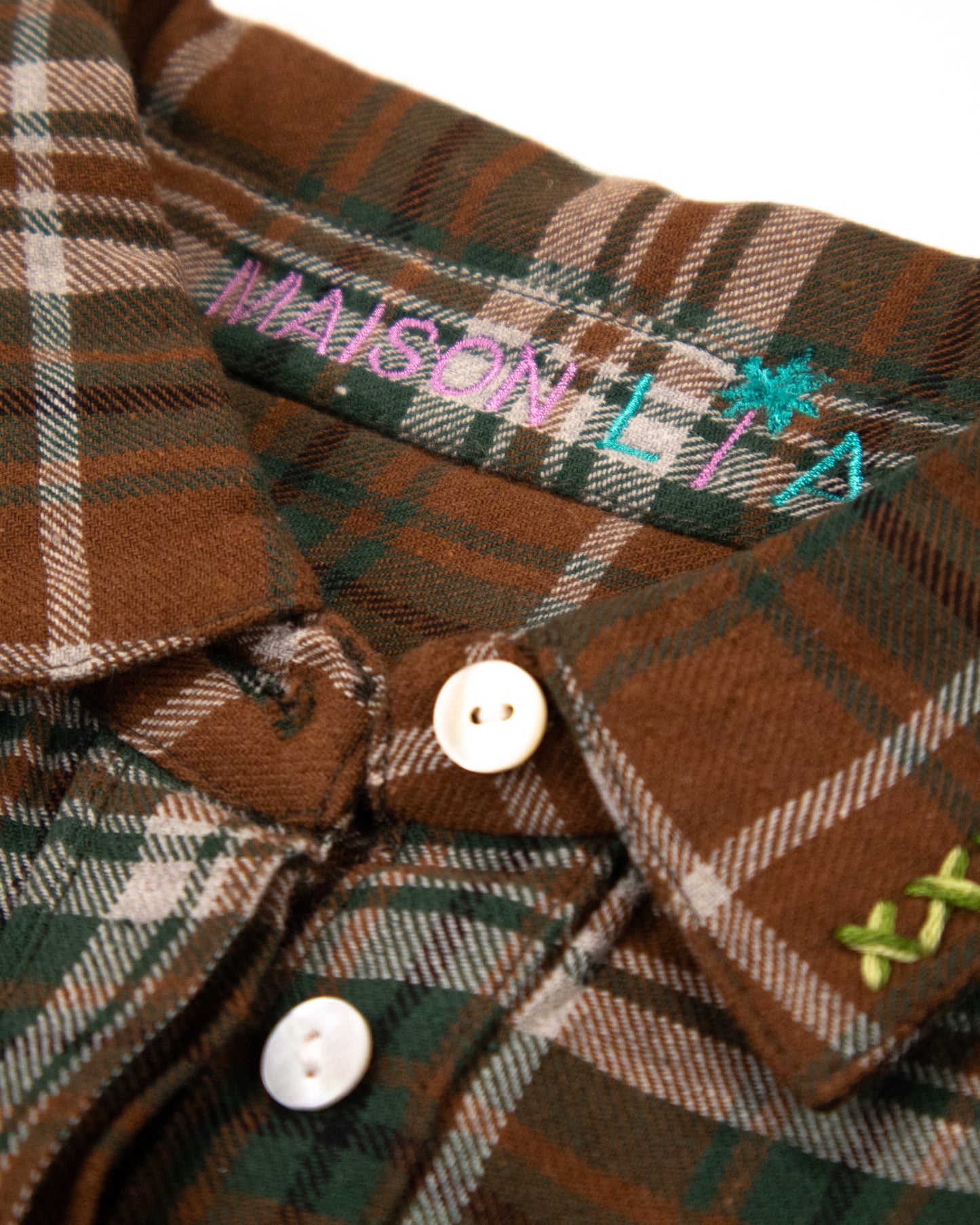 L'ÎLE BLEUE - CHEMISE MAISON LA TARTAN 4