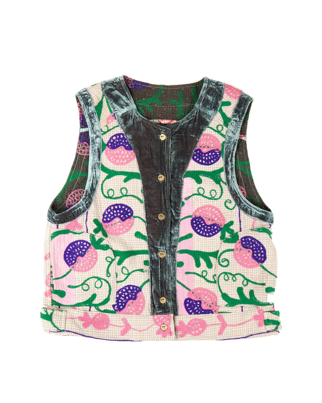 L'ÎLE BLEUE - GILET ANNIE VELVET SUZANI 1