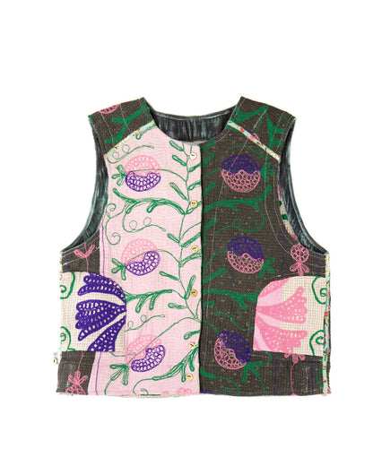 L'ÎLE BLEUE - GILET ANNIE VELVET SUZANI 1