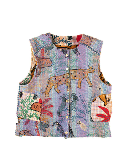 L'ÎLE BLEUE - GILET ANNIE ANIMAL 17