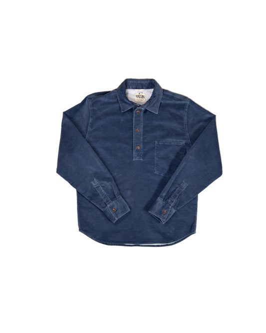 MADSON - CHEMISE VELVET INDIGO