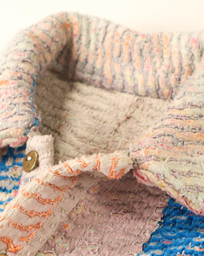 L'ÎLE BLEUE - VESTE KANTHA À FRANGE COULEUR 21