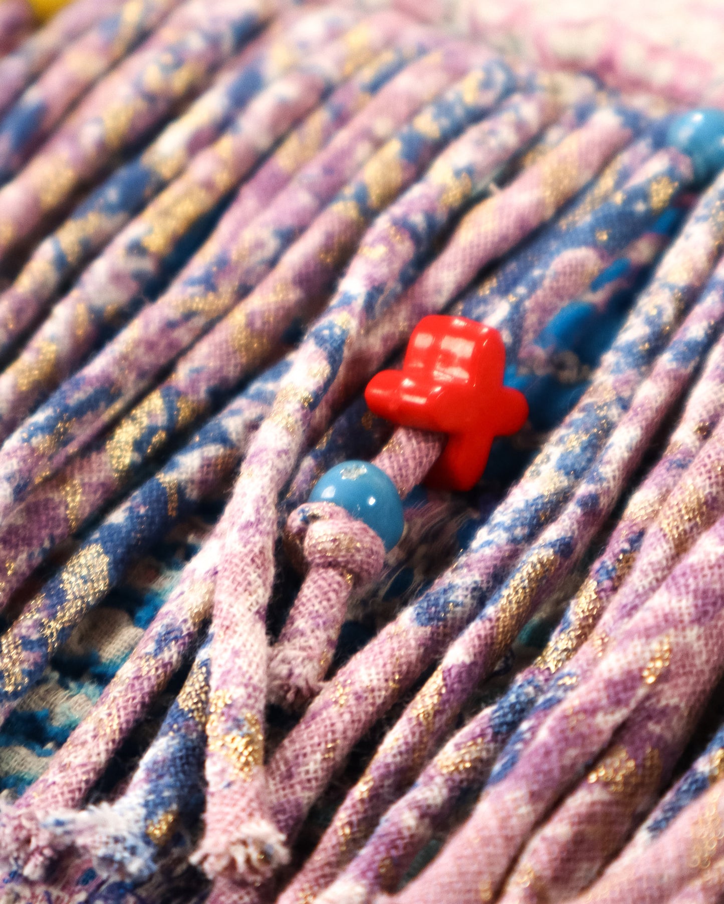 L'ÎLE BLEUE - VESTE KANTHA À FRANGE COULEUR 4