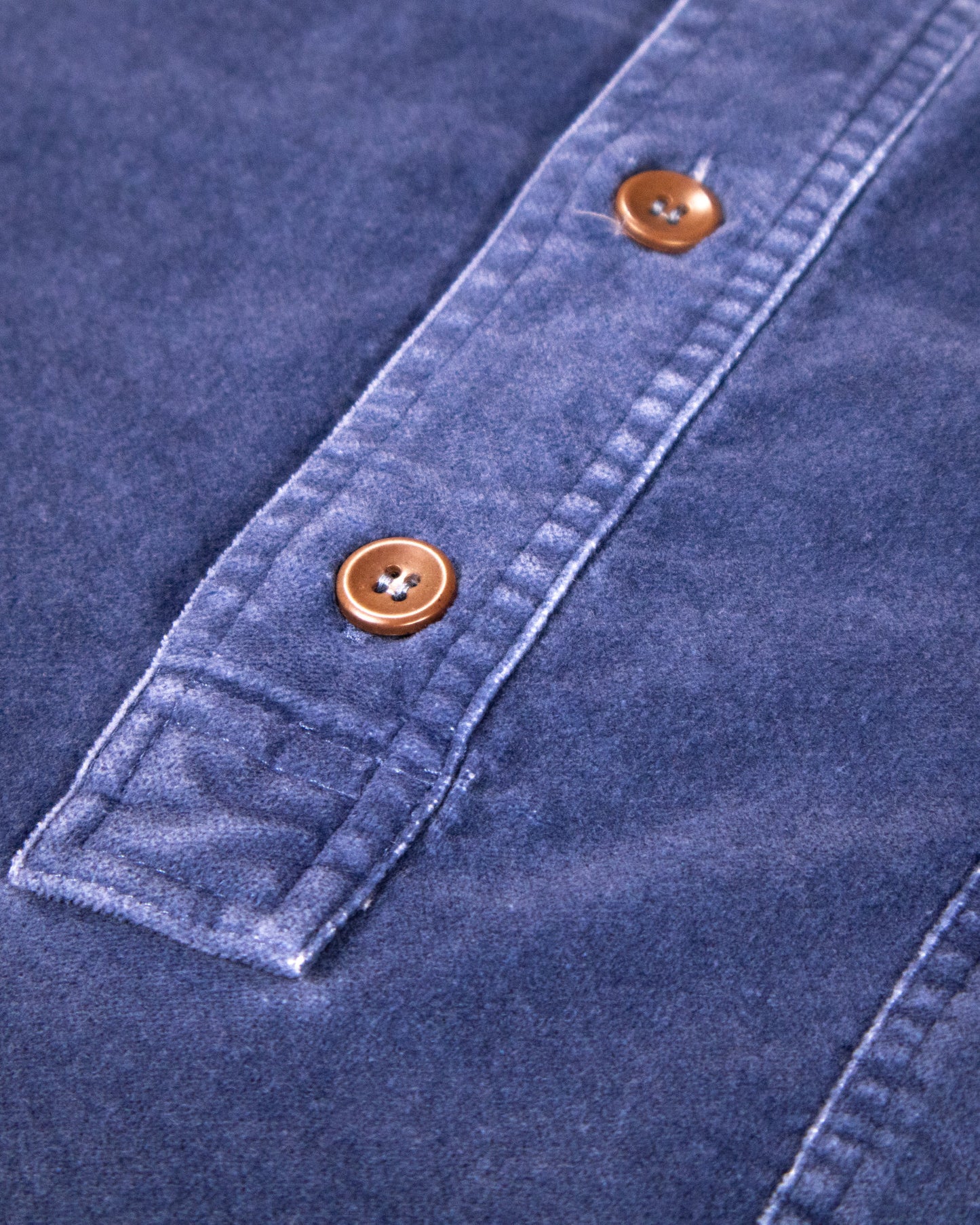 MADSON - CHEMISE VELVET INDIGO