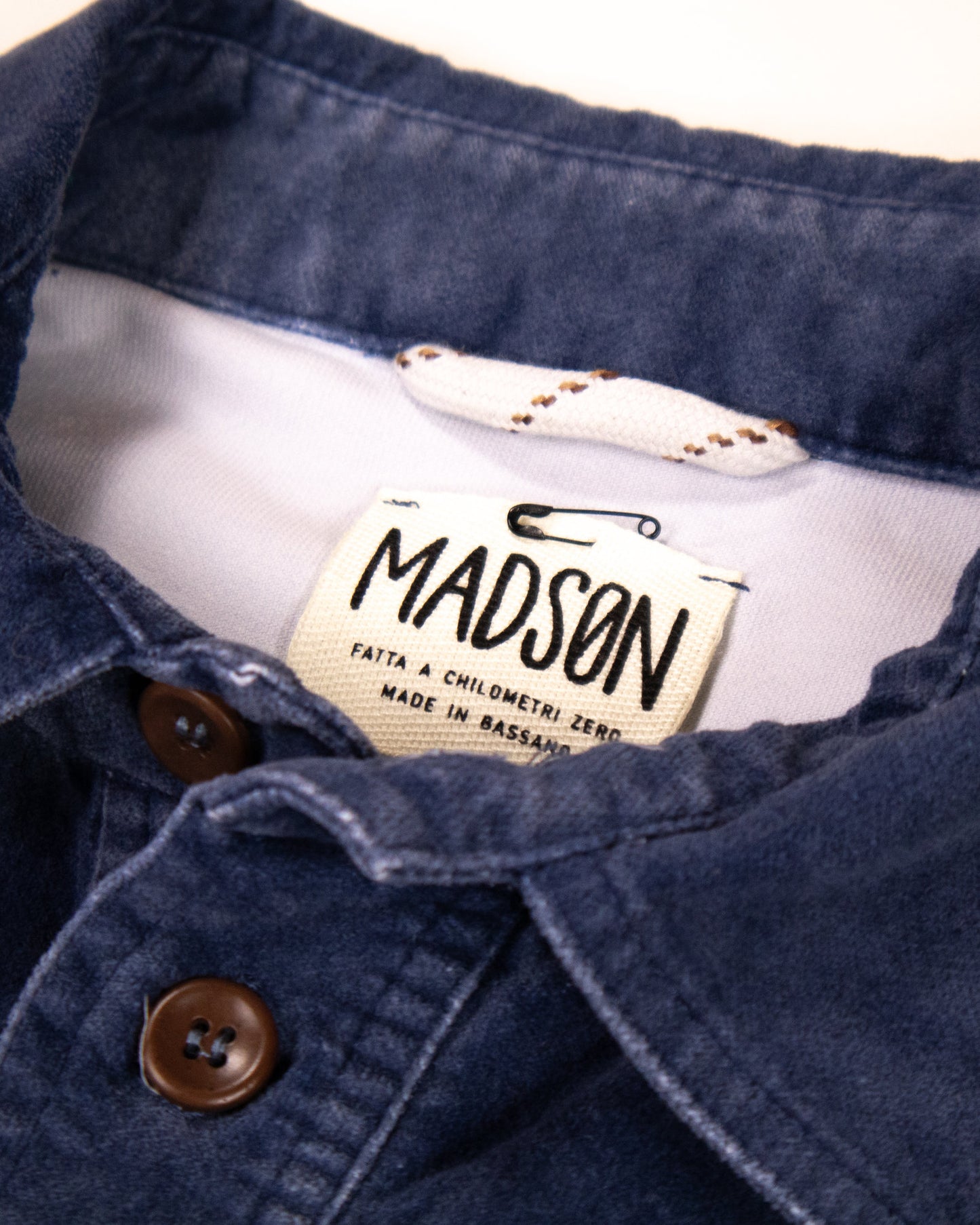 MADSON - CHEMISE VELVET INDIGO
