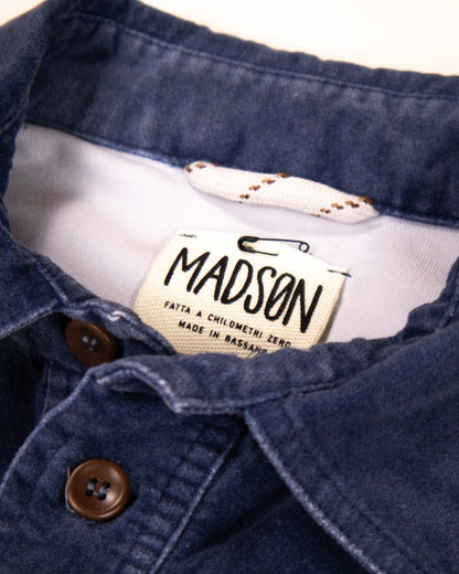 MADSON - CHEMISE VELVET INDIGO