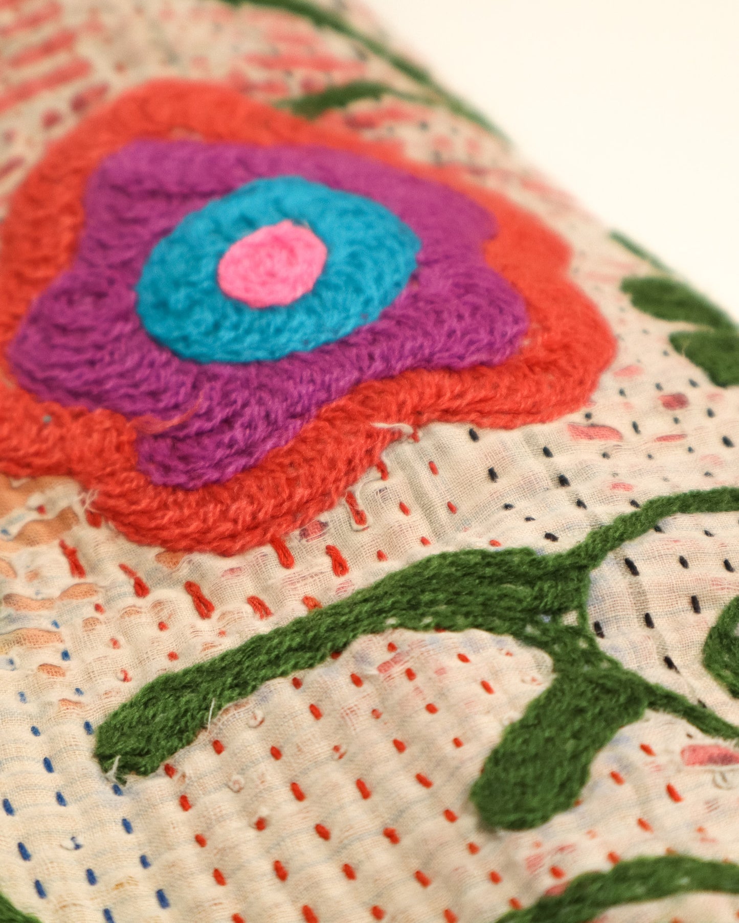 L'ÎLE BLEUE - VESTE KANTHA À FRANGE SUZANI COULEUR 7