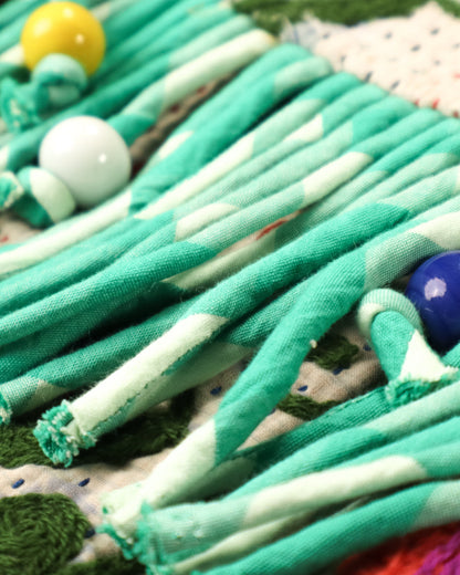 L'ÎLE BLEUE - VESTE KANTHA À FRANGE SUZANI COULEUR 7