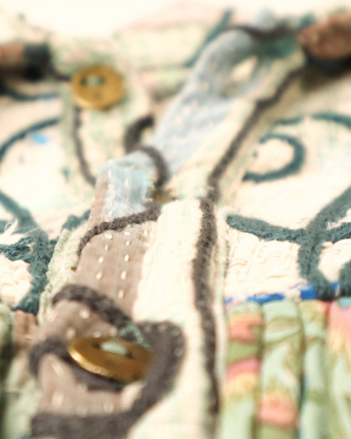 L'ÎLE BLEUE - VESTE KANTHA À FRANGE SUZANI COULEUR 6