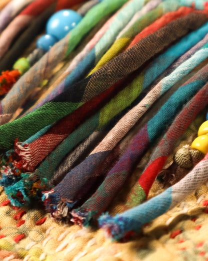 L'ÎLE BLEUE - VESTE KANTHA À FRANGE EMB COULEUR 2