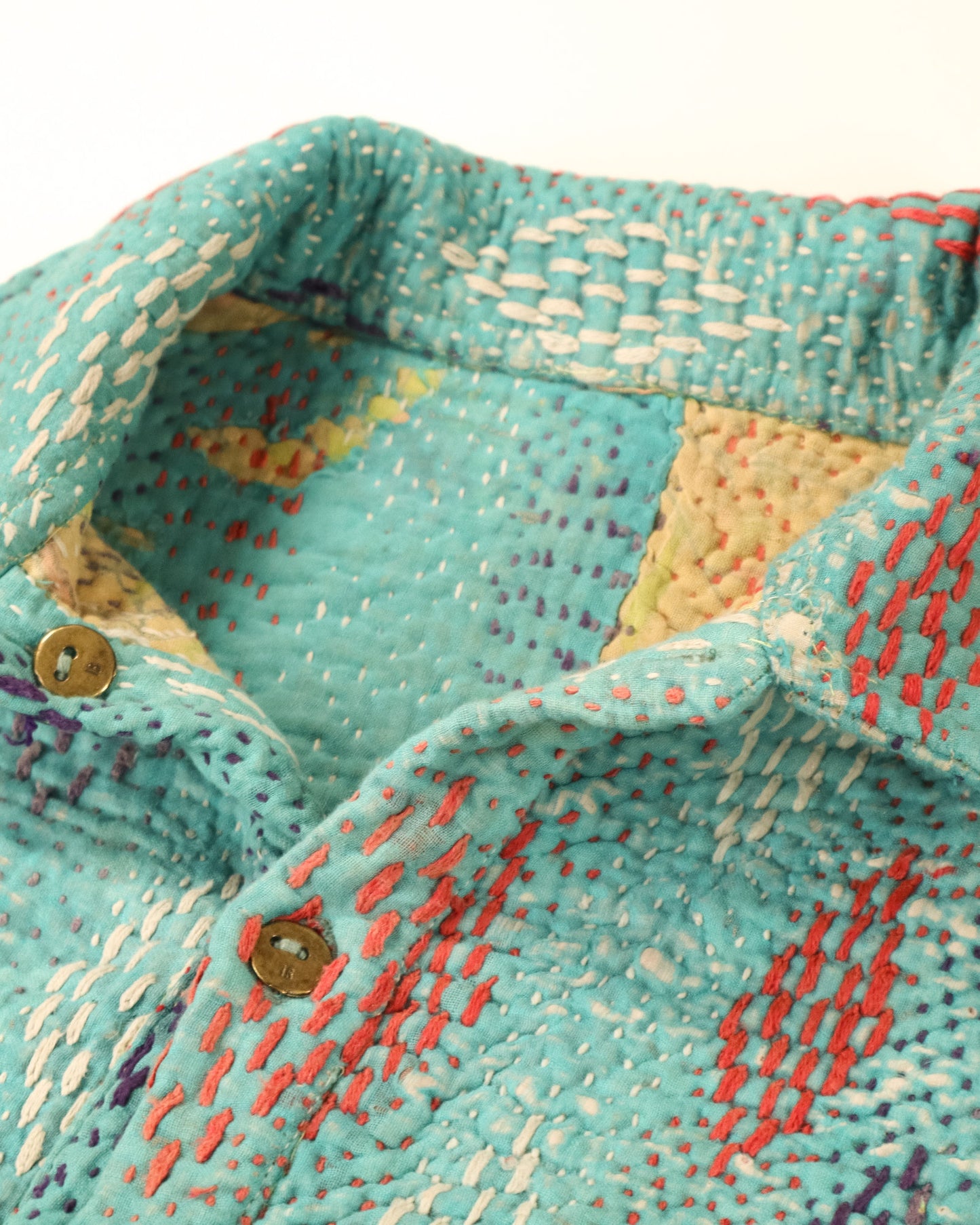 L'ÎLE BLEUE - VESTE KANTHA À FRANGE EMB COULEUR 2