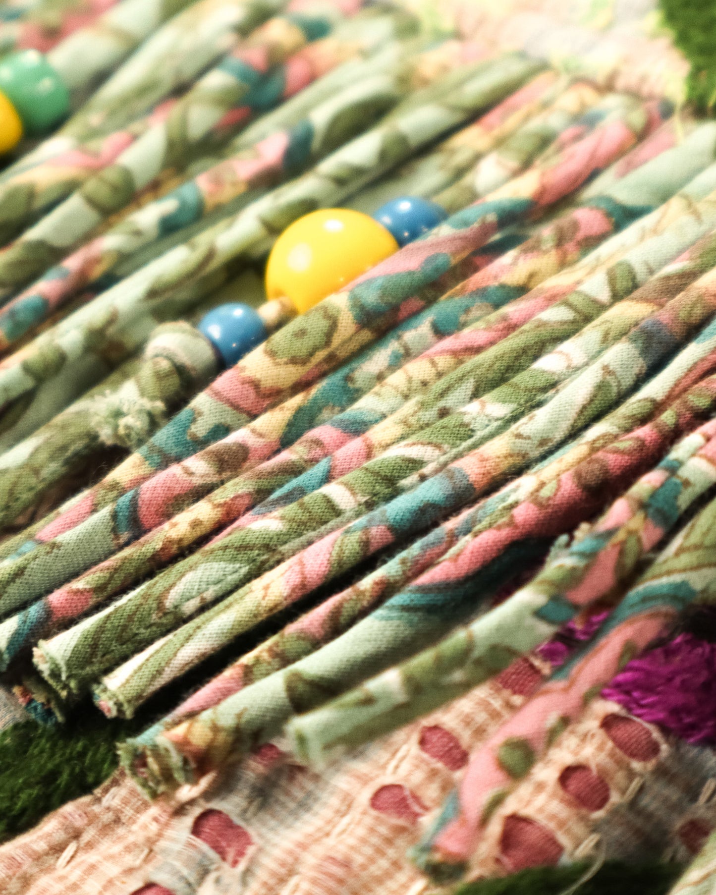 L'ÎLE BLEUE - VESTE KANTHA À FRANGES SUZANI COULEUR 2