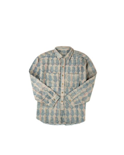 L'ÎLE BLEUE - SURCHEMISE PAUL CORDUROY CÔTELÉ COULEUR 14