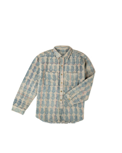 L'ÎLE BLEUE - SURCHEMISE PAUL CORDUROY CÔTELÉ COULEUR 14