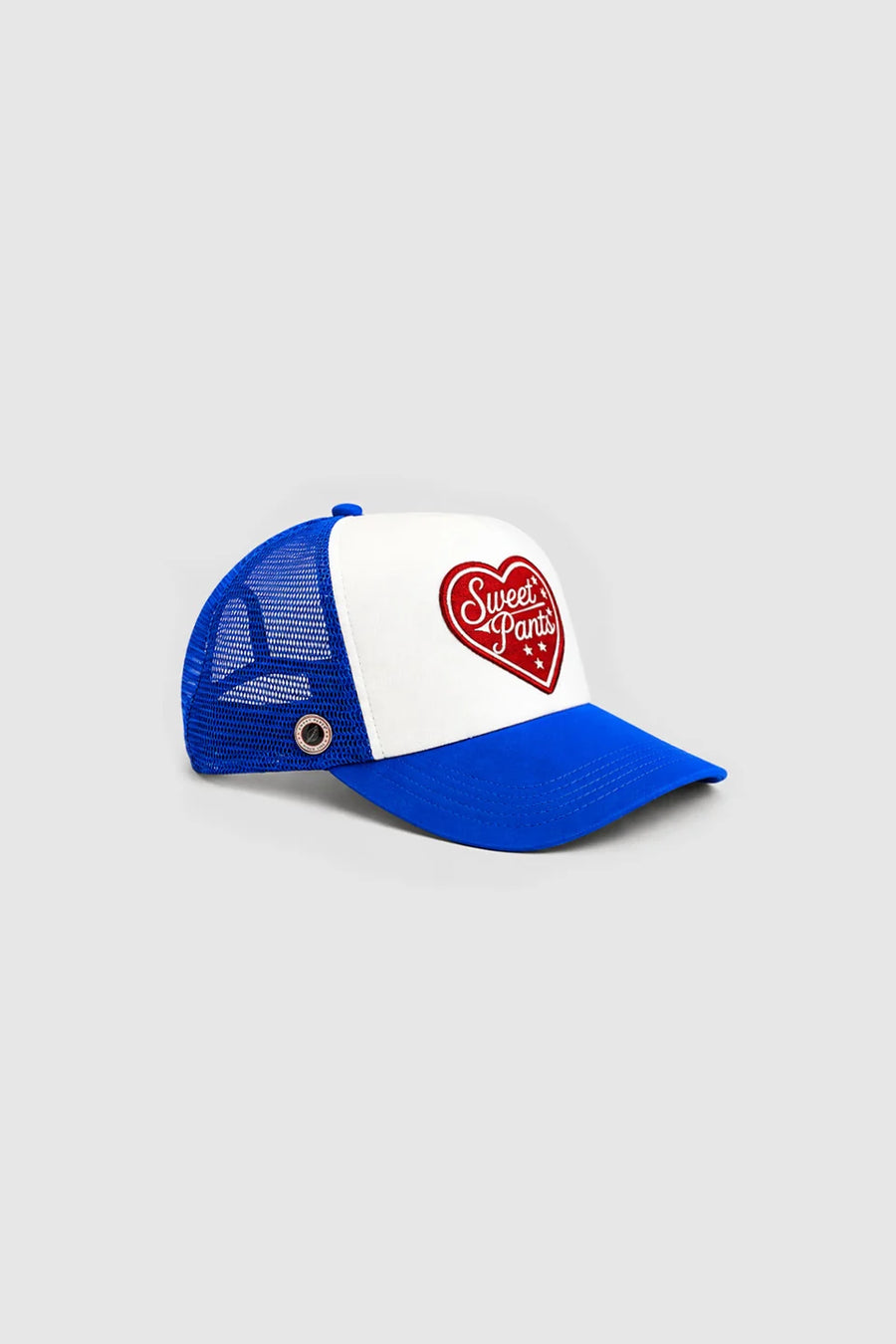 Casquette trucker Sweet Pants Heart Foam coloris electrik, vue de détail