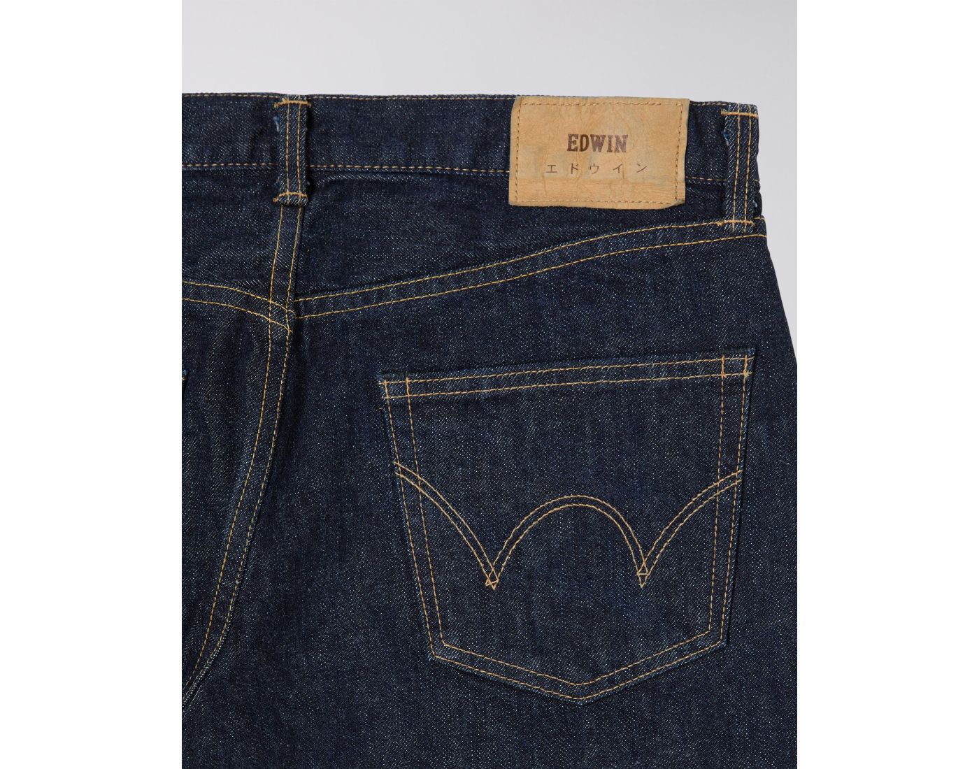 EDWIN - Regular Tapered Jeans Blue Rinsed