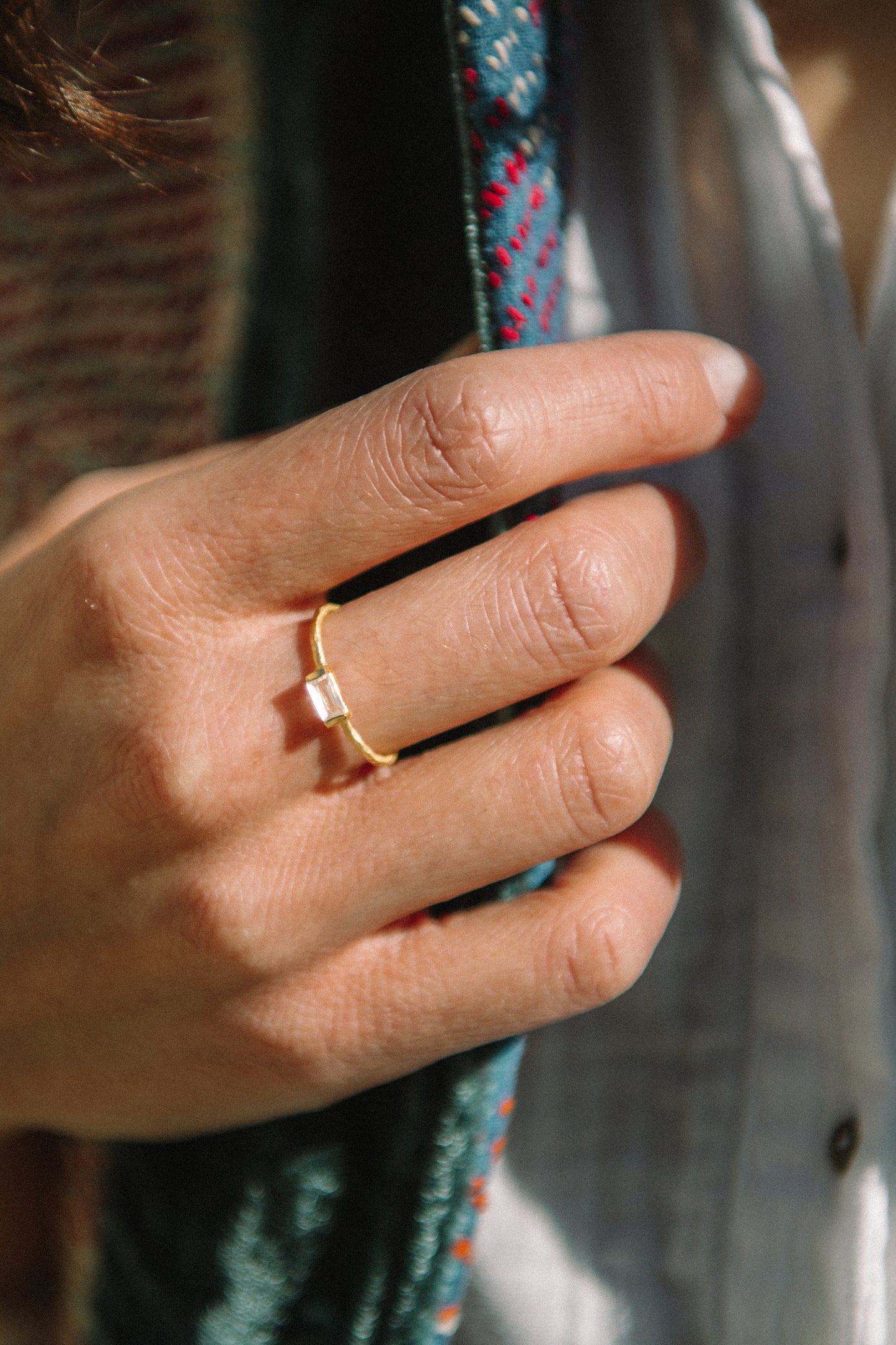 SHANSHAN - Bague Sati Moonstone