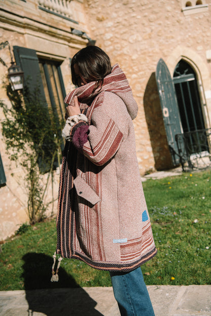 L'ÎLE BLEUE - Manteau Meenu Pièce Unique