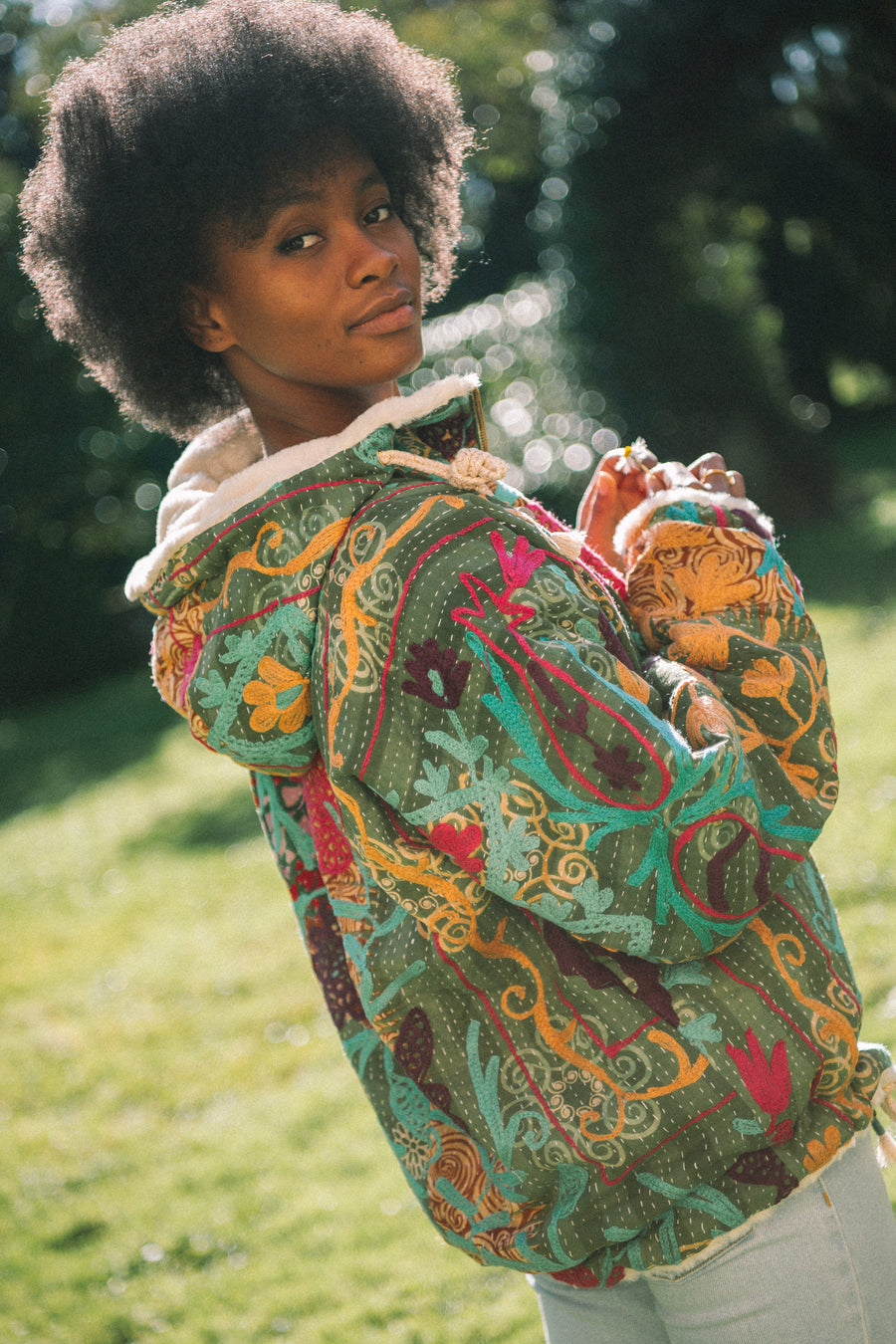 L'ÎLE BLEUE - Manteau Hoodie - Suzani