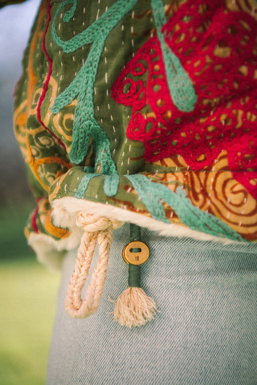 L'ÎLE BLEUE - Manteau Hoodie - Suzani