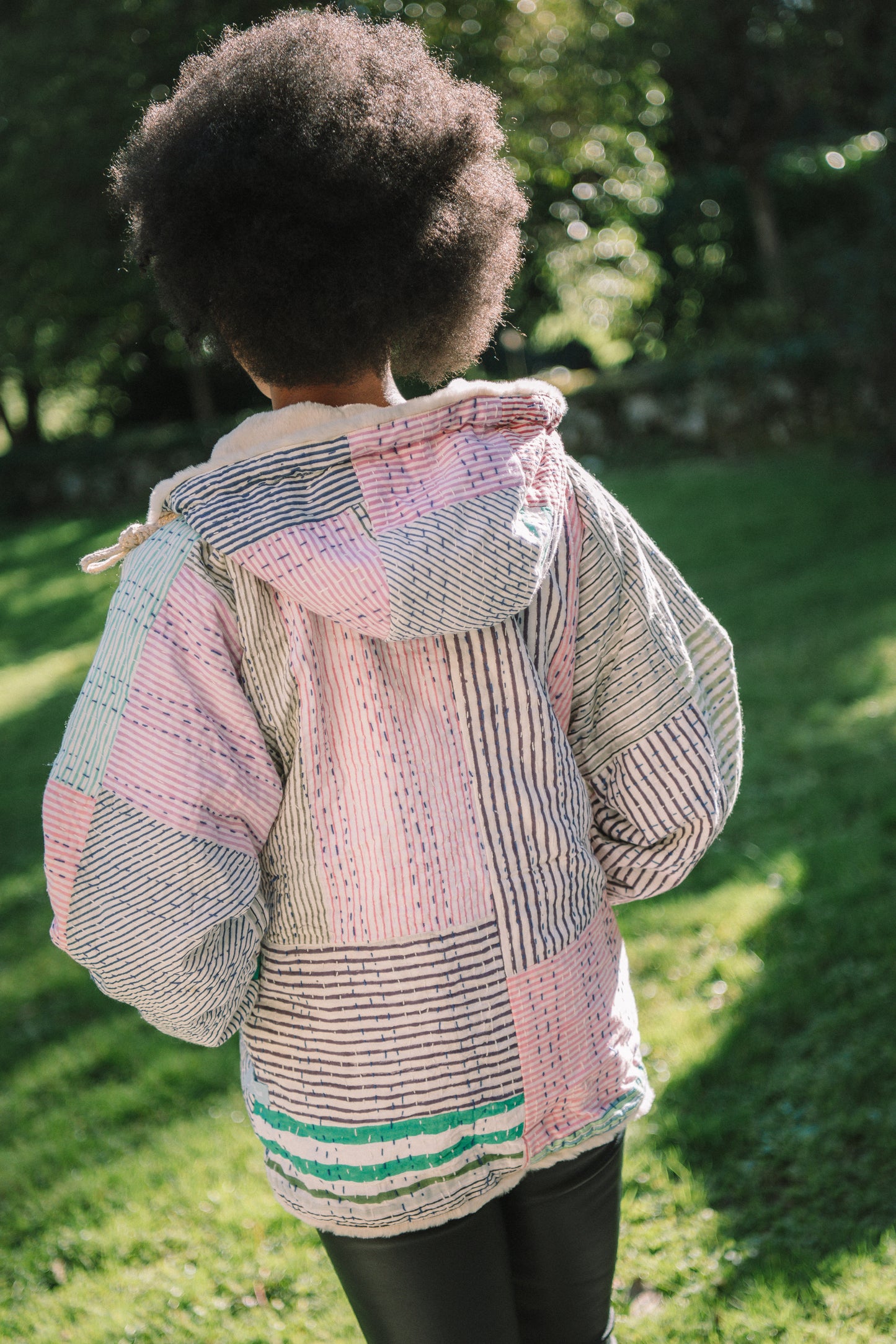 L'ÎLE BLEUE - Manteau Hoody Pièce Unique